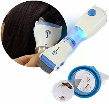 Clovva 240V Electrical Head Lice Comb Lice Solution Chemical Free Kills Head Lice Capture Lice Removal Treatment V-Comb (White) - Price in India, Buy Clovva 240V Electrical Head Lice Comb Lice Solution