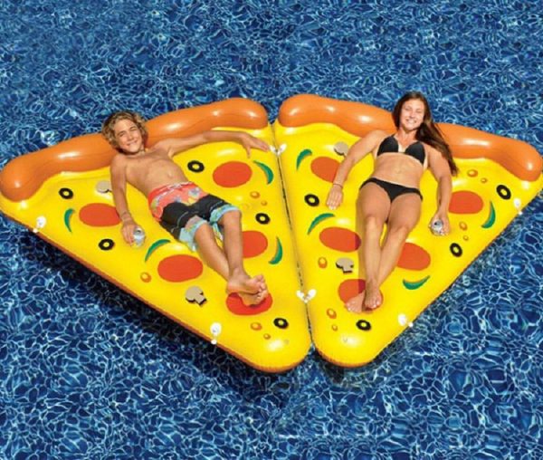 Giant Pizza Slice Pool Floaty Party Toys