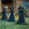 Lighted Halloween Witch Stake For Halloween Decoration