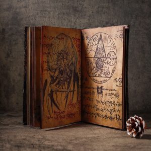 New Necronomicon Dark Magic Prop Demon Evil Dead Summon Book Altar Ceremony Living Room Decor