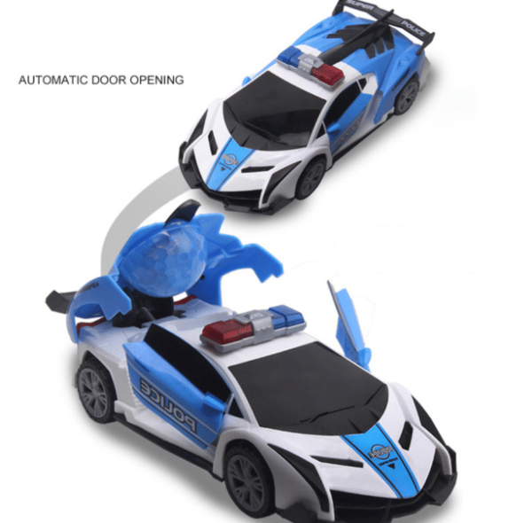 360 Rotating Light Up Police Car Toy