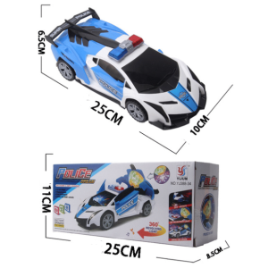 360 Rotating Light Up Police Car Toy