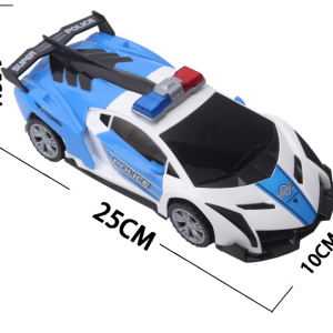 360 Rotating Light Up Police Car Toy