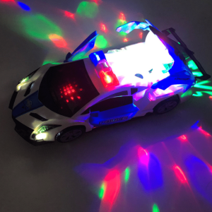 360 Rotating Light Up Police Car Toy