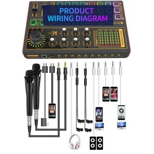 Voice Changer Live Board Sound Mixer Multiple Effects Streaming And Recording