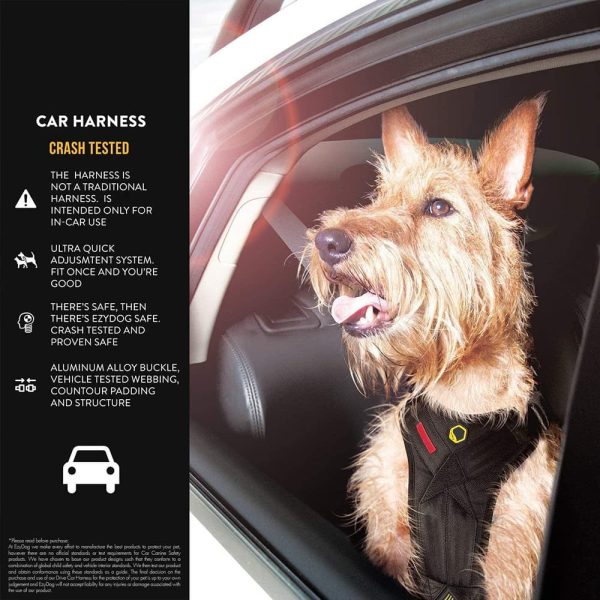 Travel Dog Car Harness Premium Vehicle Restraint Vest For Protection And Comfort