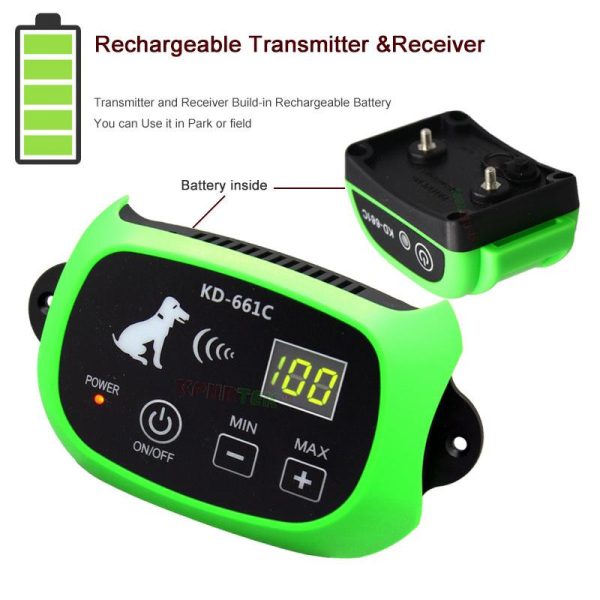 Wireless Electric Dog Fence Invisible Dog Fence With Shock Collar