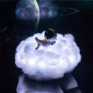 Led Colorful Cloud Astronaut Lamp Night Light For Kids