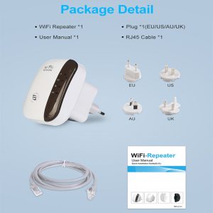 Wifi Repeater Wifi Extender 300Mbps Amplifier Wifi Booster