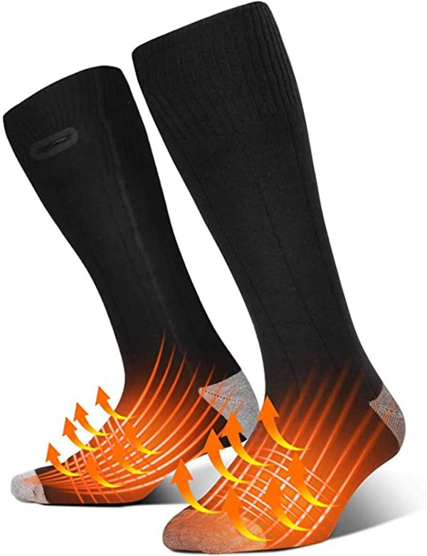 Rechargeable Heated Socks For Men And Women Electric Socks With 3 Settings