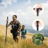 Heavy Duty Multifunctional Collapsible Trekking Hiking Survival Walking Stick