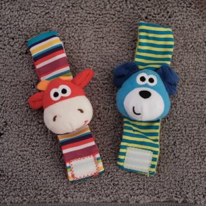 0-12 Months Soft Animal Rattle Infant Newborn Plush Sock Baby Toy Wrist Strap