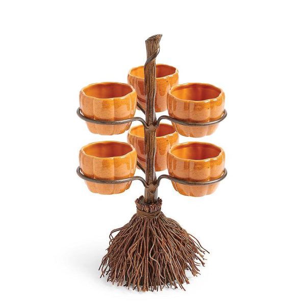 Halloween Pumpkin Snack Bowl Stand