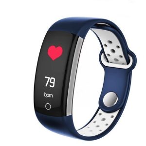 0.96 Lcd Q6 Smart Band Heart Rate Monitor Ip68 Waterproof Blood Pressure Oxygen Fitness Tracker