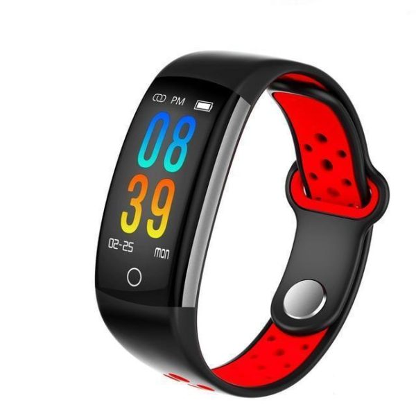 0.96 Lcd Q6 Smart Band Heart Rate Monitor Ip68 Waterproof Blood Pressure Oxygen Fitness Tracker