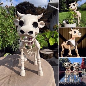 Halloween Skeleton Cow & Horse Decorative Prop