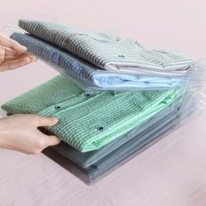 10 Layer Clothes Storage Board Fold Clothing Organizer T-Shirt Document Closet Drawer Divider Organizer