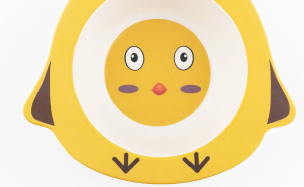 Animal Cartoon Bamboo Fiber Children Baby Plate