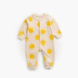 Baby Cartoon Long-Sleeved Romper