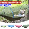 2 Person Portable Outdoor Mosquito Parachute Hammock