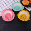 Animal Cartoon Bamboo Fiber Children Baby Plate