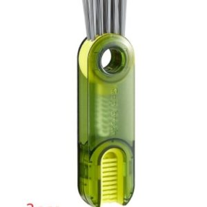 3 In 1 Tiny Bottle Cup Cover Brush Straw Cleaner Tools Multi-Functional Crevice Cleaning Brush