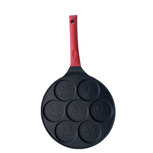 Aluminum Alloy Non-Stick Seven-Hole Breakfast Frying Pan