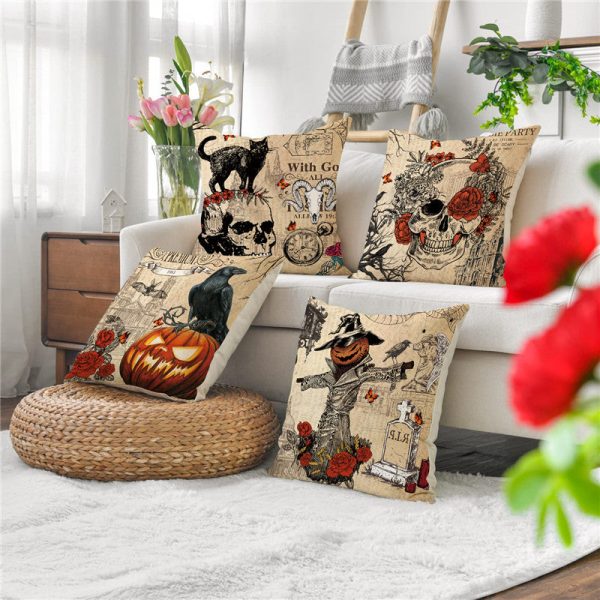 Pilloweep Halloween Sofa Pillowcase Collection In 40/45/50/60Cm Sizes