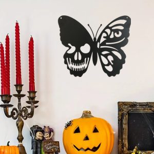 Wickedwallz Halloween Butterfly Iron Art Wall Decoration