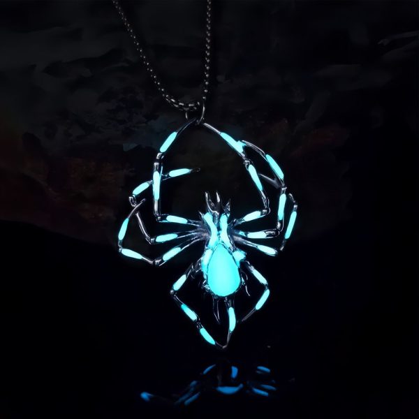 Arachneck Halloween Luminous Spider Necklace