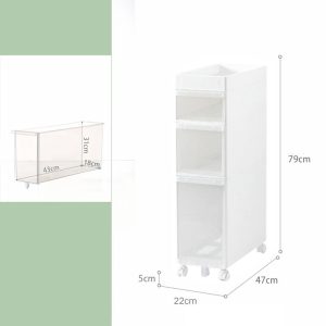 Bathroom Toilet Crevice Storage Cabinet Rack