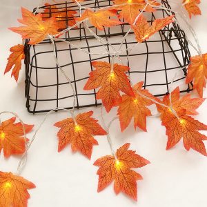 Mapelite Halloween Maple Leaf Led Light String