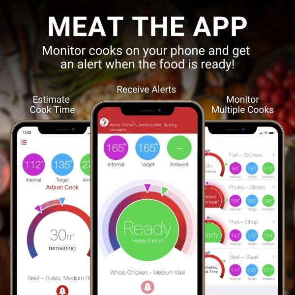 Wireless Smart Meat Thermometer