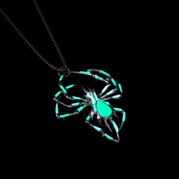 Arachneck Halloween Luminous Spider Necklace