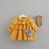 Baby Girl Summer Dress Princess Dress With Bag And Hairband