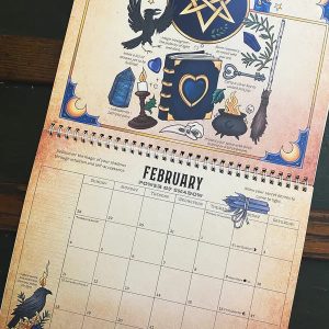 Decorative Black Calendar