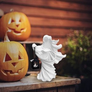 Spookydoo Halloween Witch/Ghost Resin Statue