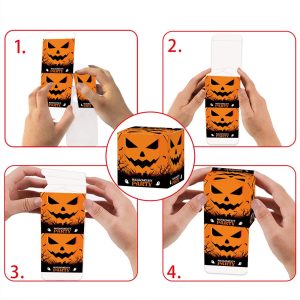 Pacreep 12Pc Halloween Gift Bags For Candy & Treat Packaging