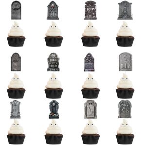 Tombcake Halloween Cupcake Toppers