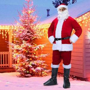 Premium Complete Santa Claus Costume Suit