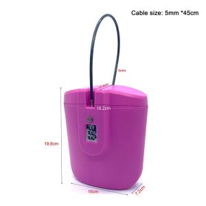 Abs Plastic Bucket Beach Password Storage Box