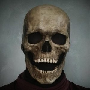 (Halloween Early -48 ) Full Head Skull Helmet