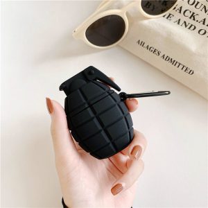 Airpod Case Protective Case Cartoon Grenade Silicone