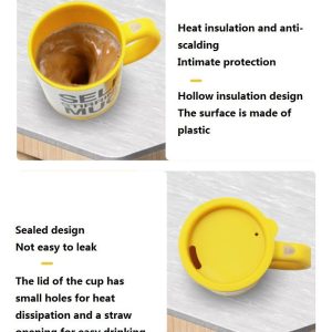 Automatic Lazy Self Stirring Magnetic Mug Creative 304 Stainless Steel Coffee Milk Mixing