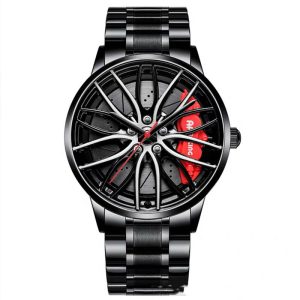 Automatic Movement Watch Waterproof Wheel Style Non-Mechanical Watch