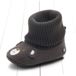 Autumn Cartoon Woolen Shoes Baby Toddler Shoes