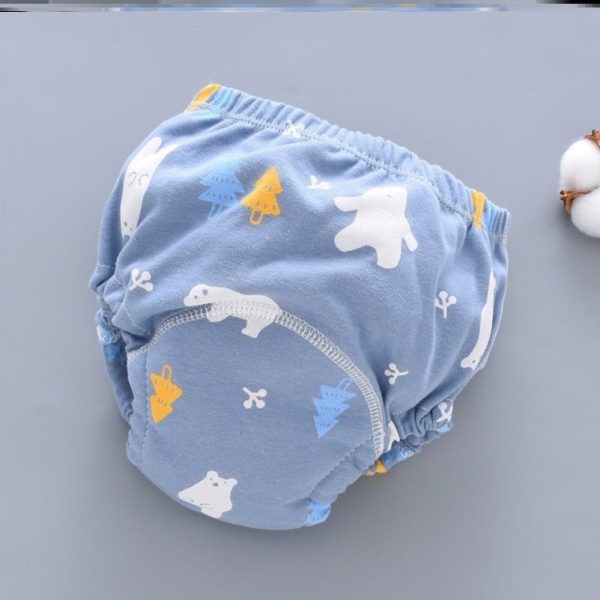 Baby Diaper Pants Cotton Washable Summer Breathable Thin Waterproof