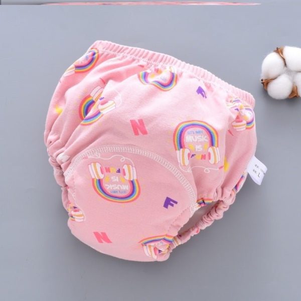 Baby Diaper Pants Cotton Washable Summer Breathable Thin Waterproof