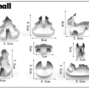 Baking Utensils Stainless Steel 3D Three-Dimensional Cookie Cutters