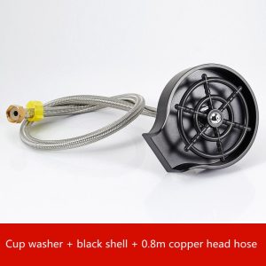 Bar Counter Cup Washer Sink High-Pressure Automatic Faucet Spray